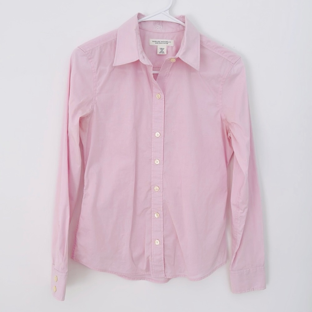 Pink Women's Button-Up Shirt